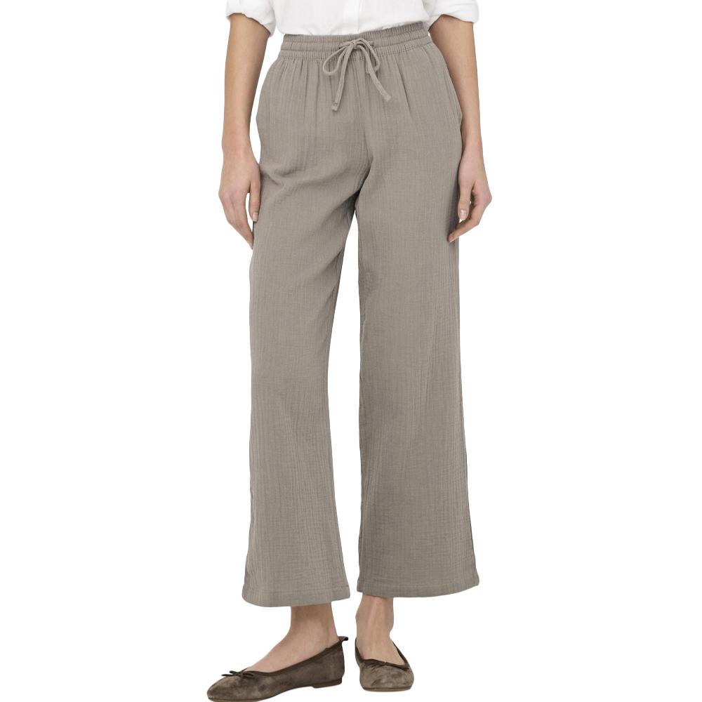 Pantalon Fluide Taupe Femme JDY PHANTOM pas cher