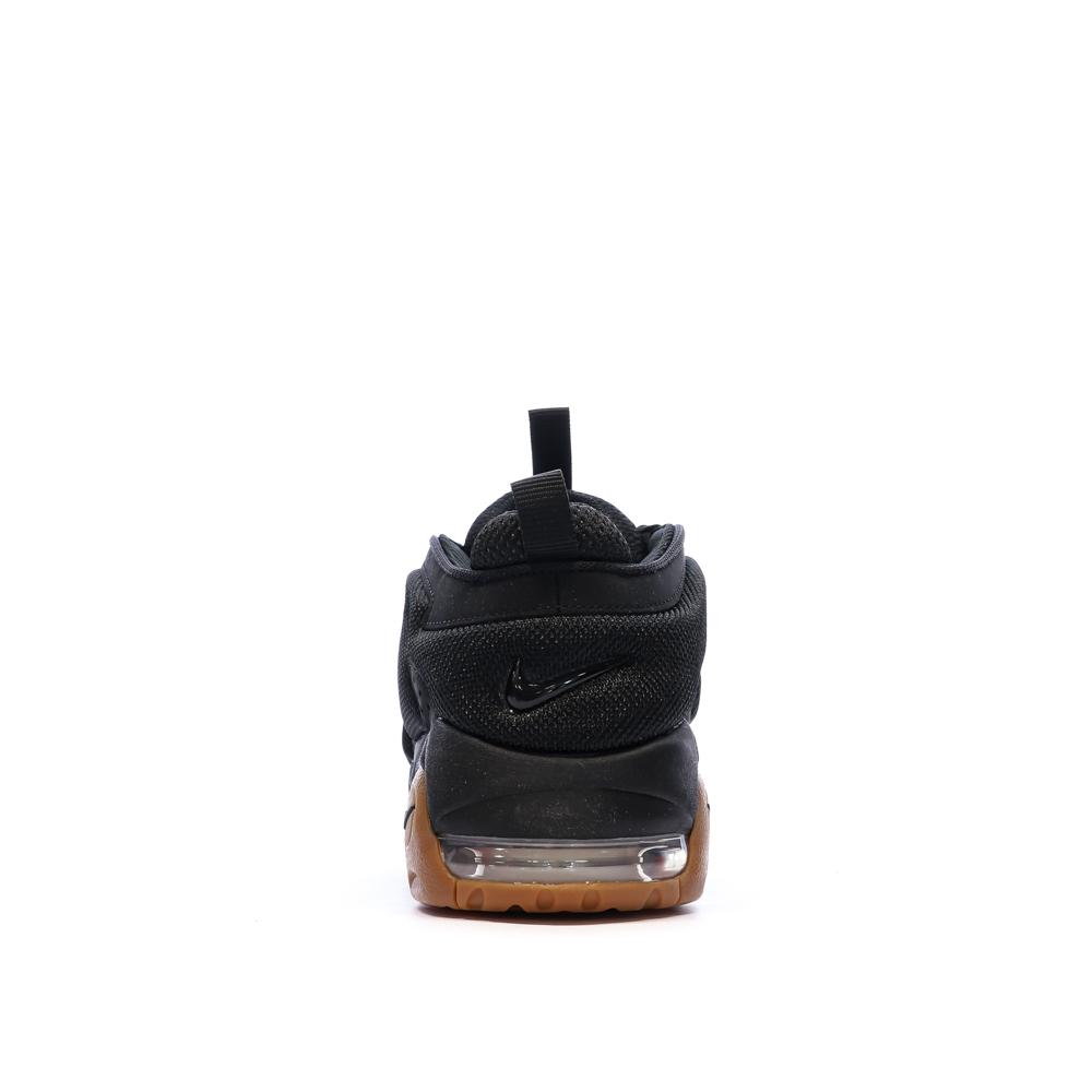 Basket Noir Homme NIKE Air More Uptempo Low Gomme vue 3