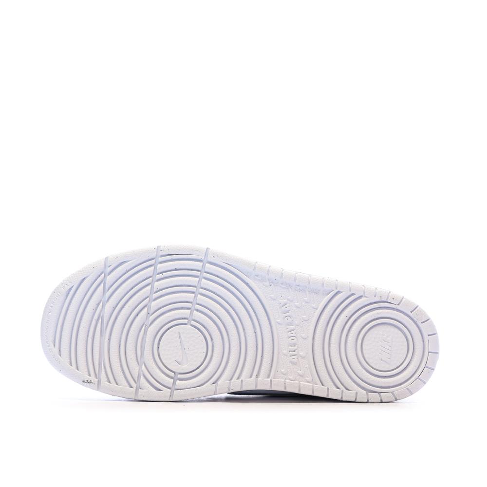 Baskets Gris/Blanc Fille Nike Court Borough Low vue 5