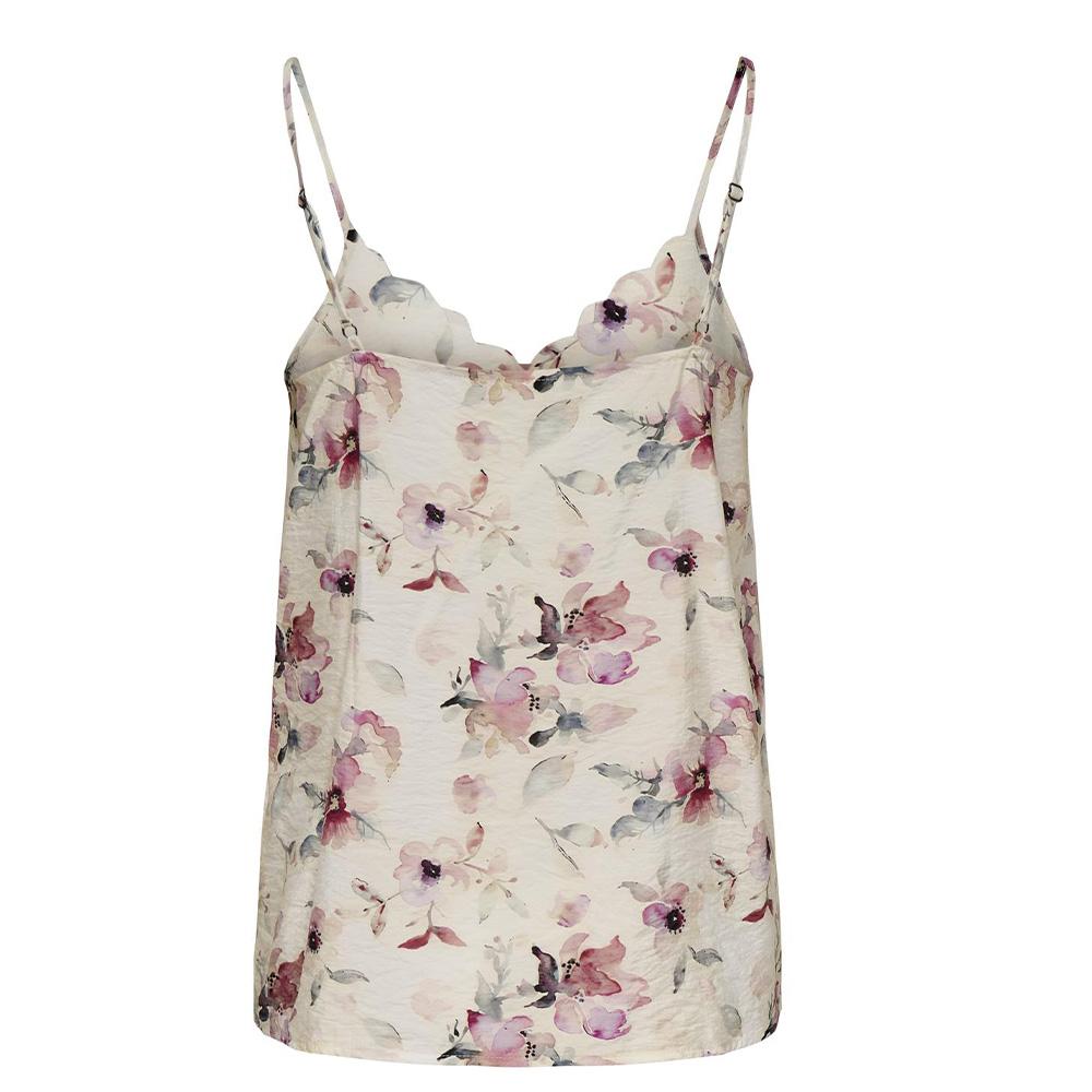 Top Blanc/Rose Femme JDY Troya vue 2