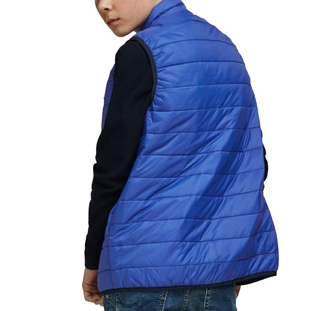 Doudoune sans manches Bleu Garçon Jack & Jones Wing vue 2