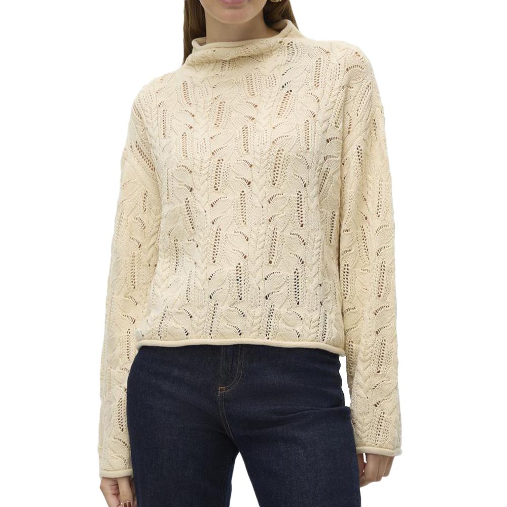 Pull Beige Femme Vero Moda Rita pas cher