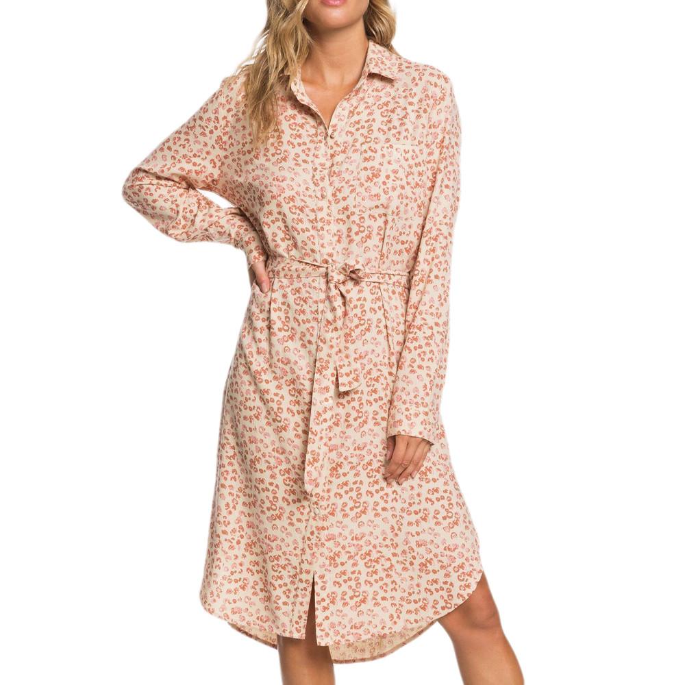 Robe Beige Imprimé Femme Roxy Under Rapture pas cher
