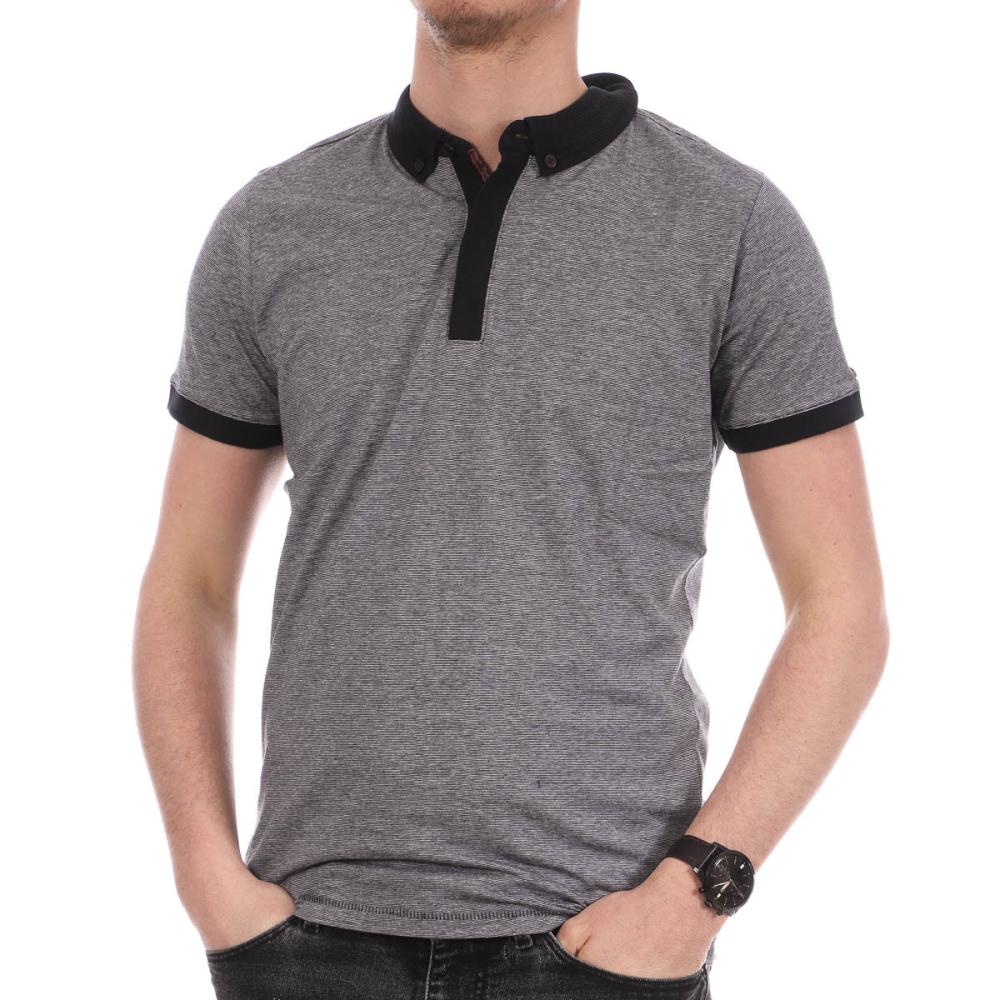 Polo Gris Homme Teddy Smith Jibril pas cher