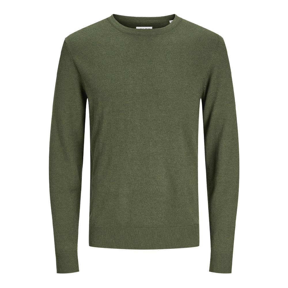 Pull Kaki Homme Jack & Jones Emile vue 3