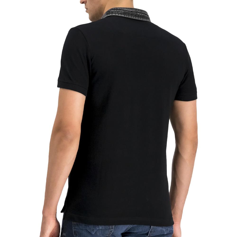 Polo Noir Homme Diesel Miles vue 2