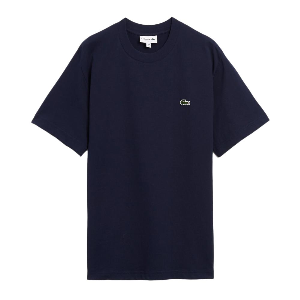 T-shirt Marine Homme Lacoste Klassiek pas cher