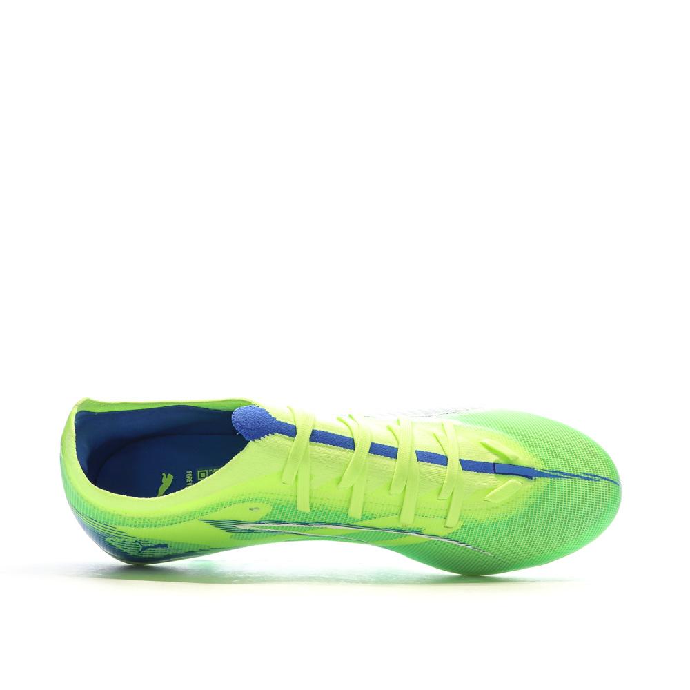 Chaussures de football Vert/Jaune Homme Puma Ultra 5 vue 4