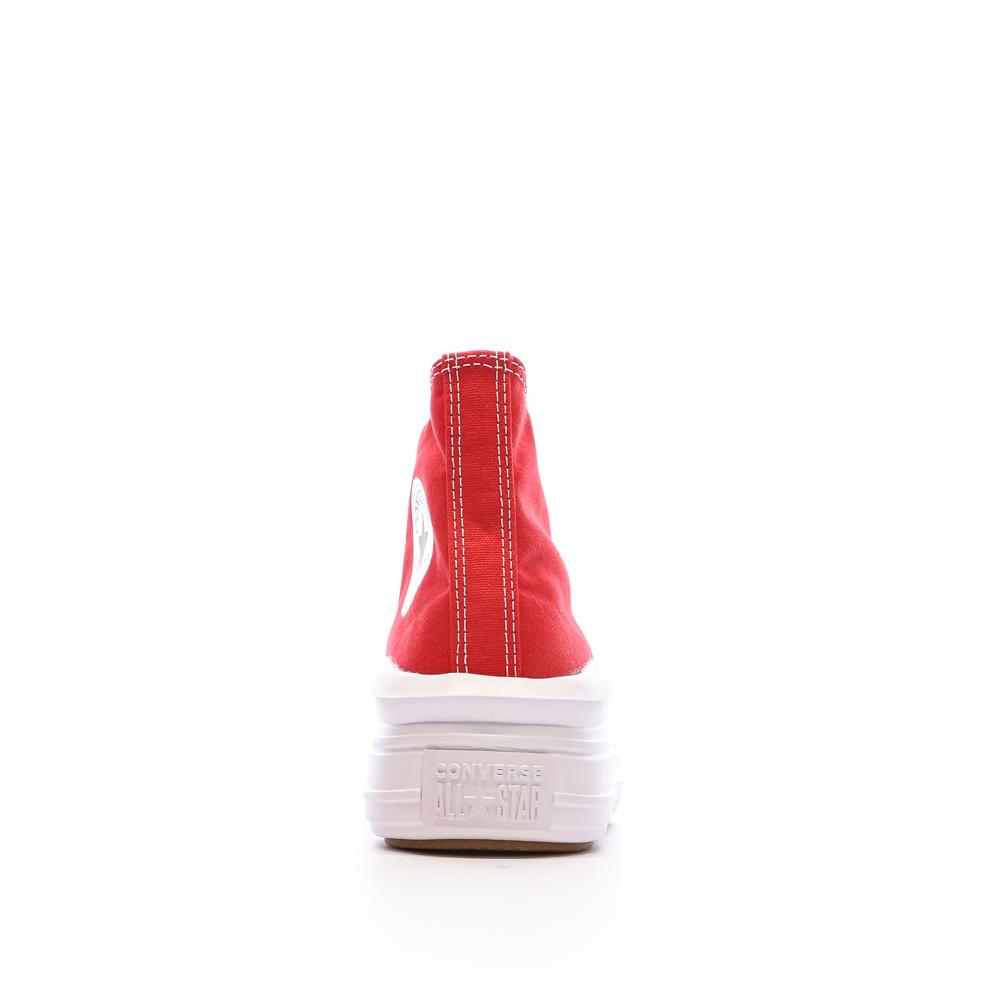 Baskets Rouges Femme Converse Chuck Taylor All Star Move A09073C vue 3