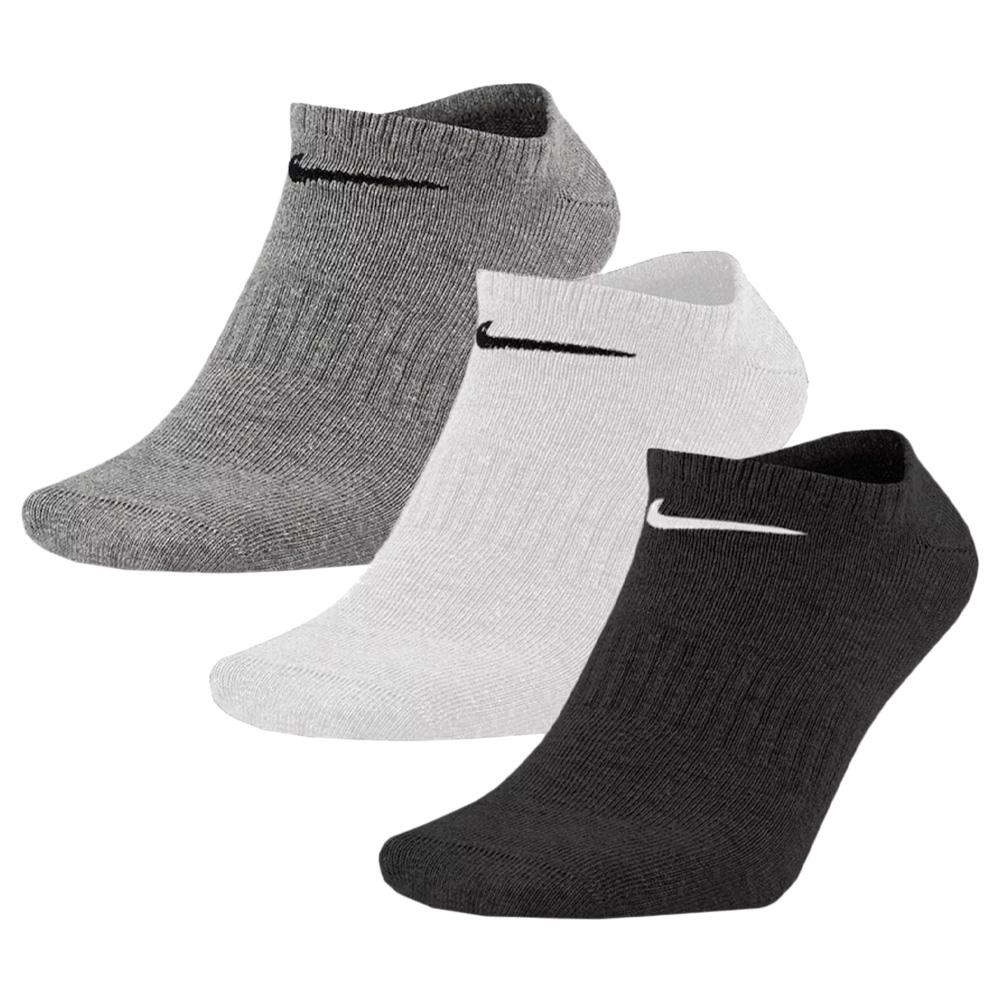 3x Paires de Chaussettes Noir/Gris/Blanc Homme Nike Everyday pas cher