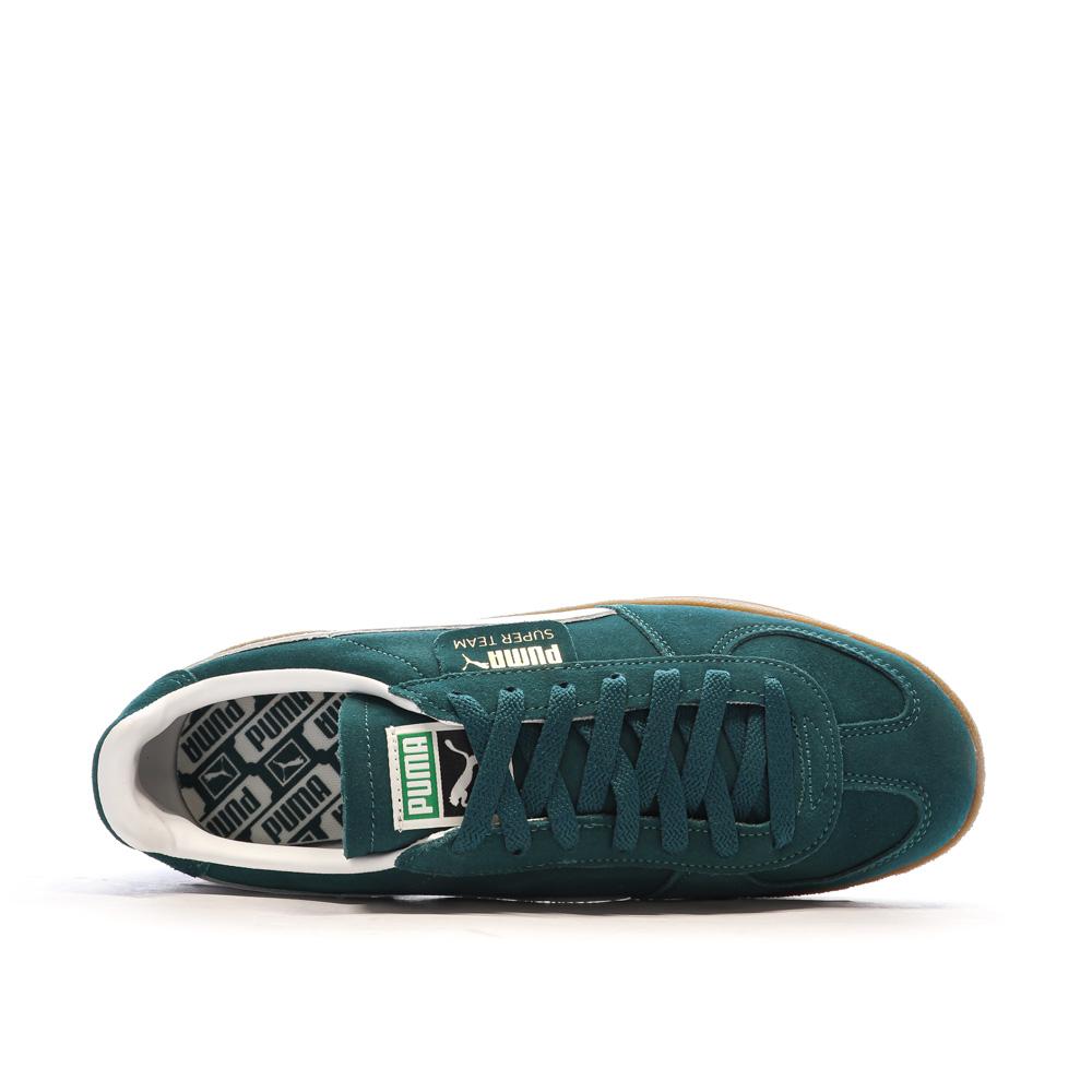 Baskets Vertes Homme Puma Super Team Sd vue 4