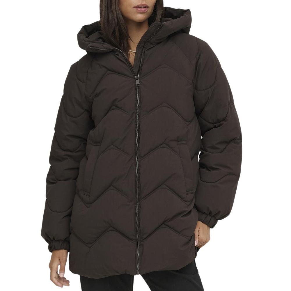 Women’s Brown JDY Power Down Jacket affordable