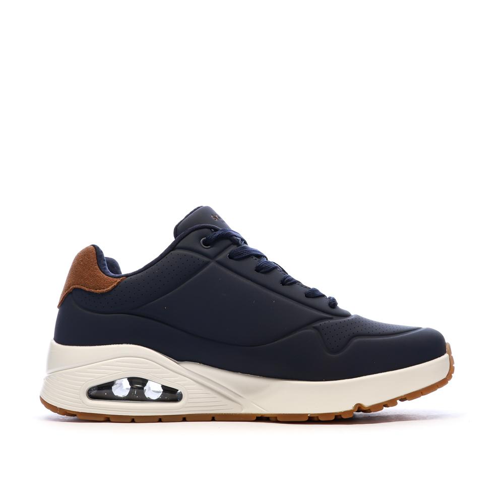 Baskets Marines Homme Skechers Uno/Suited On Air vue 2