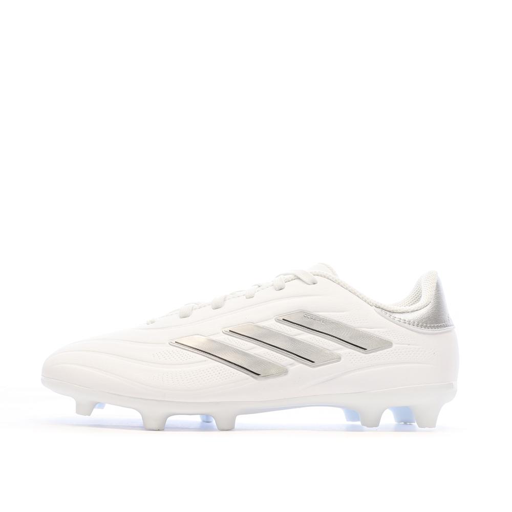 Chaussures de football Blanches Garçon Adidas Copa pas cher