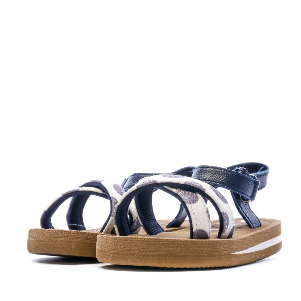 Sandales Marine à pois Fille Beppi vue 6