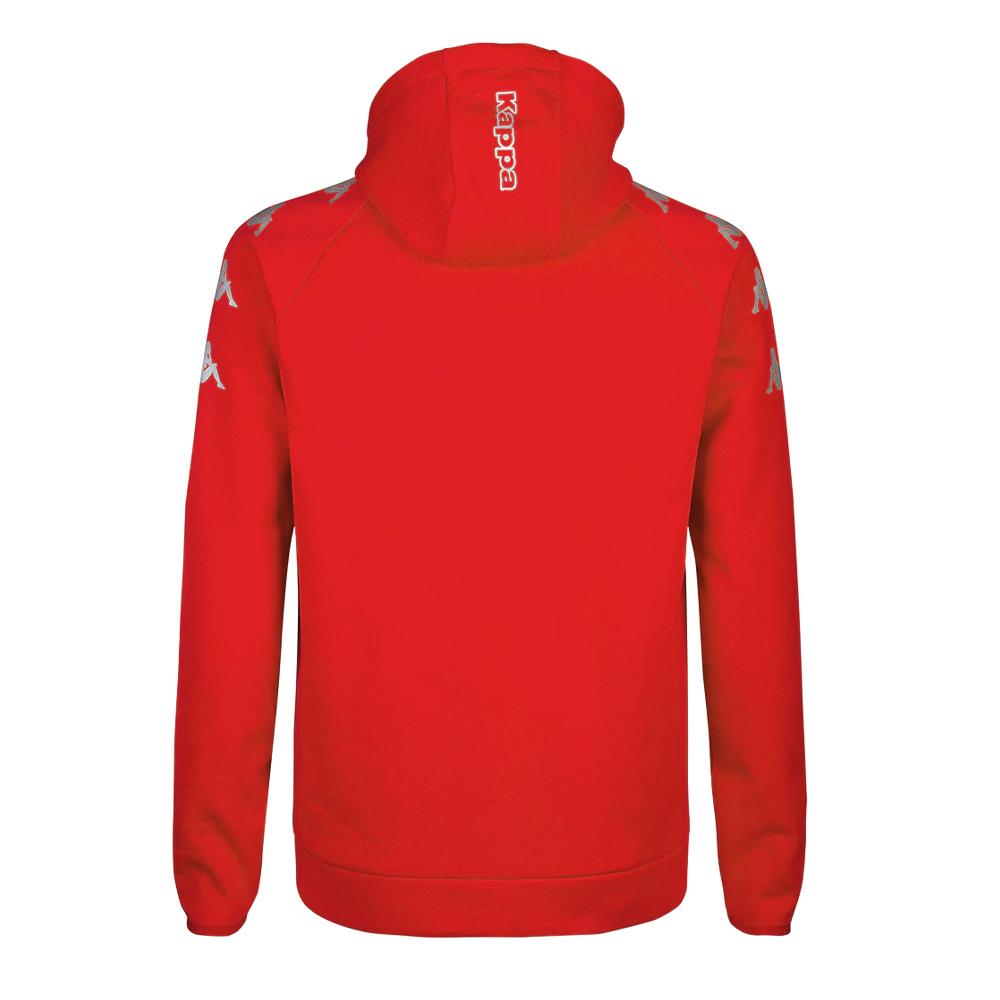 Sweat à Capuche Rouge Homme Kappa Diano vue 2