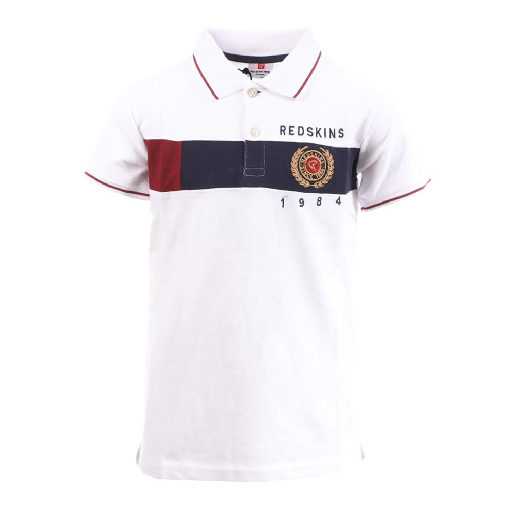 Polo Blanc Garçon Redskins 2269 pas cher