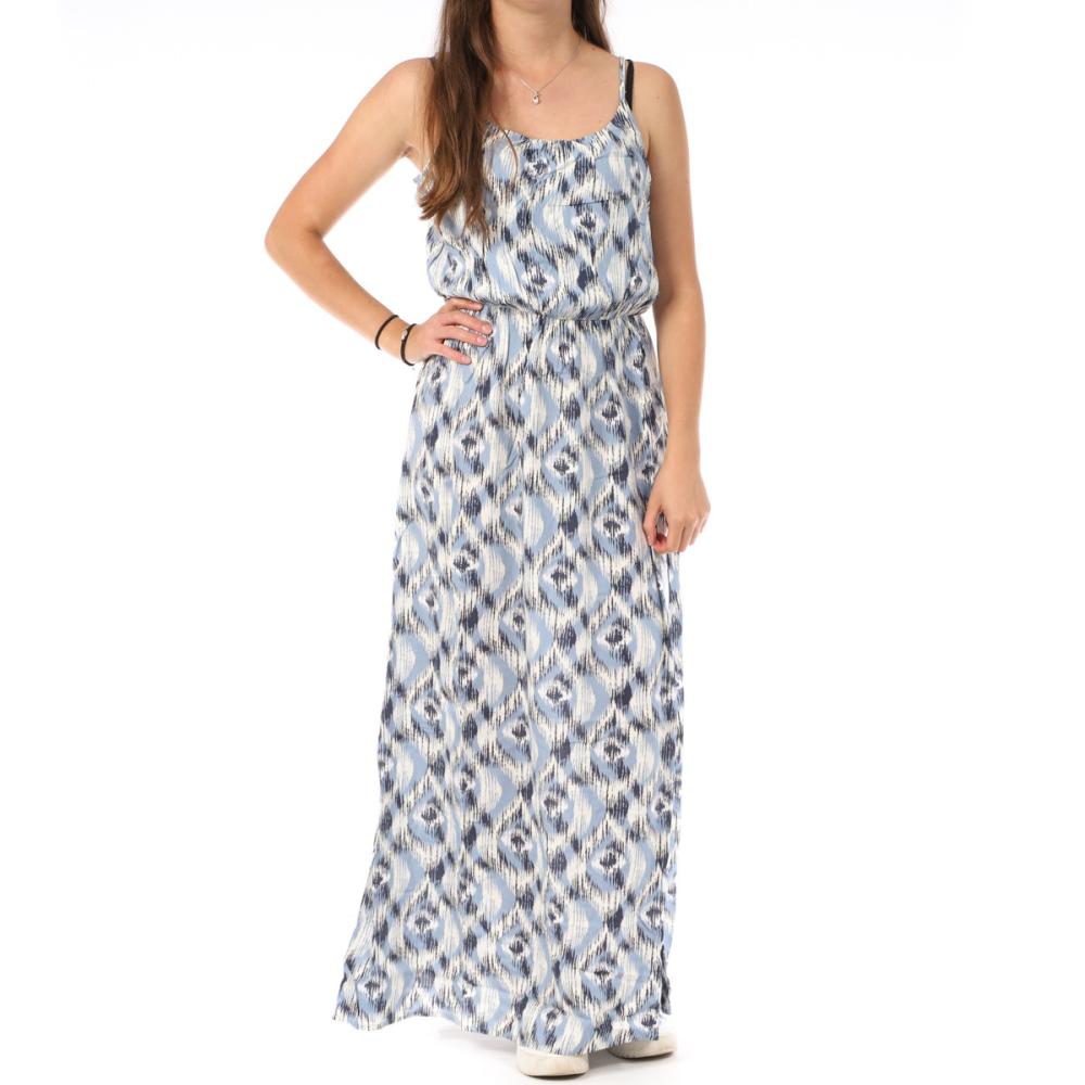 Robe Longue Bleu Femme Only Nova pas cher