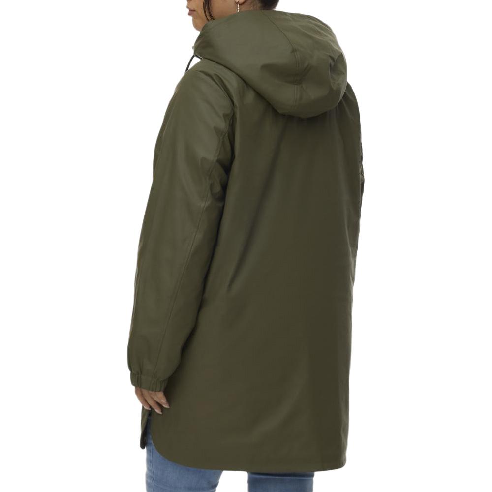 Veste Imperméable Kaki Vero Moda Teddy Coated vue 2