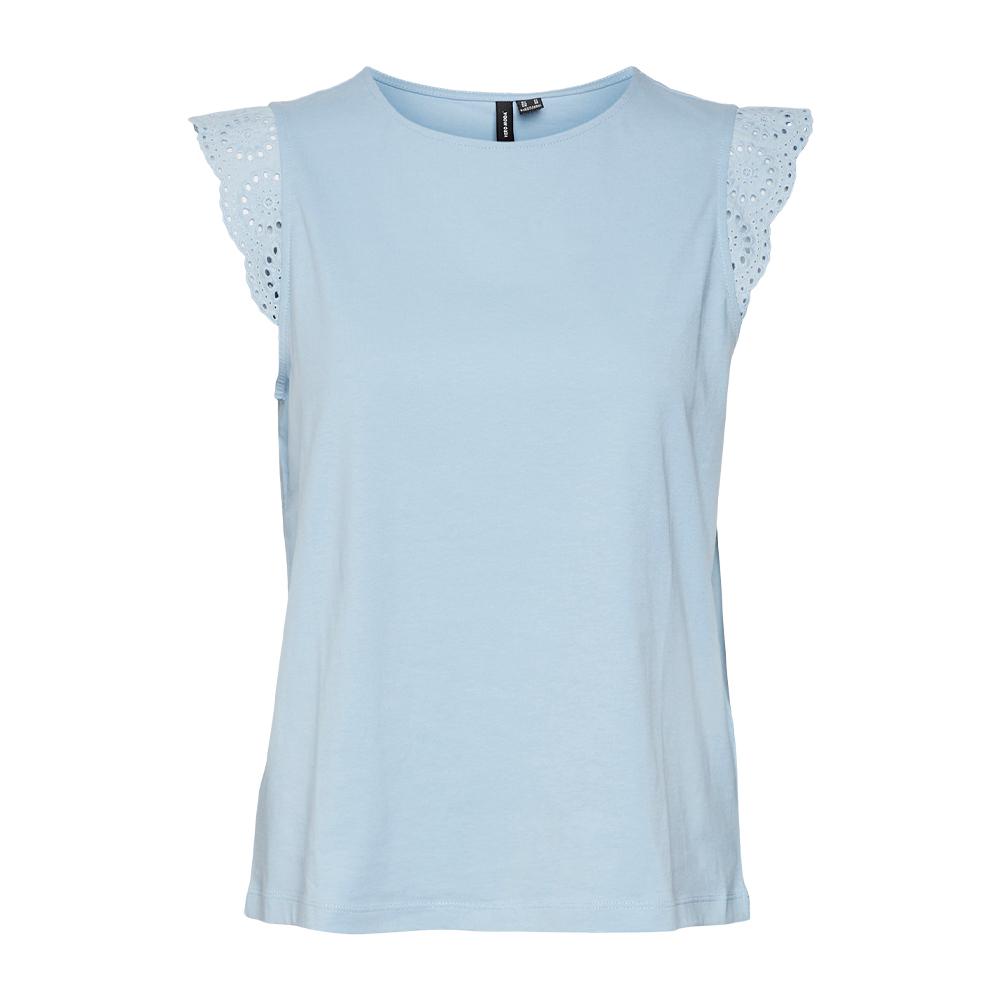 T-Shirt Bleu Femme Vero Moda Memily pas cher
