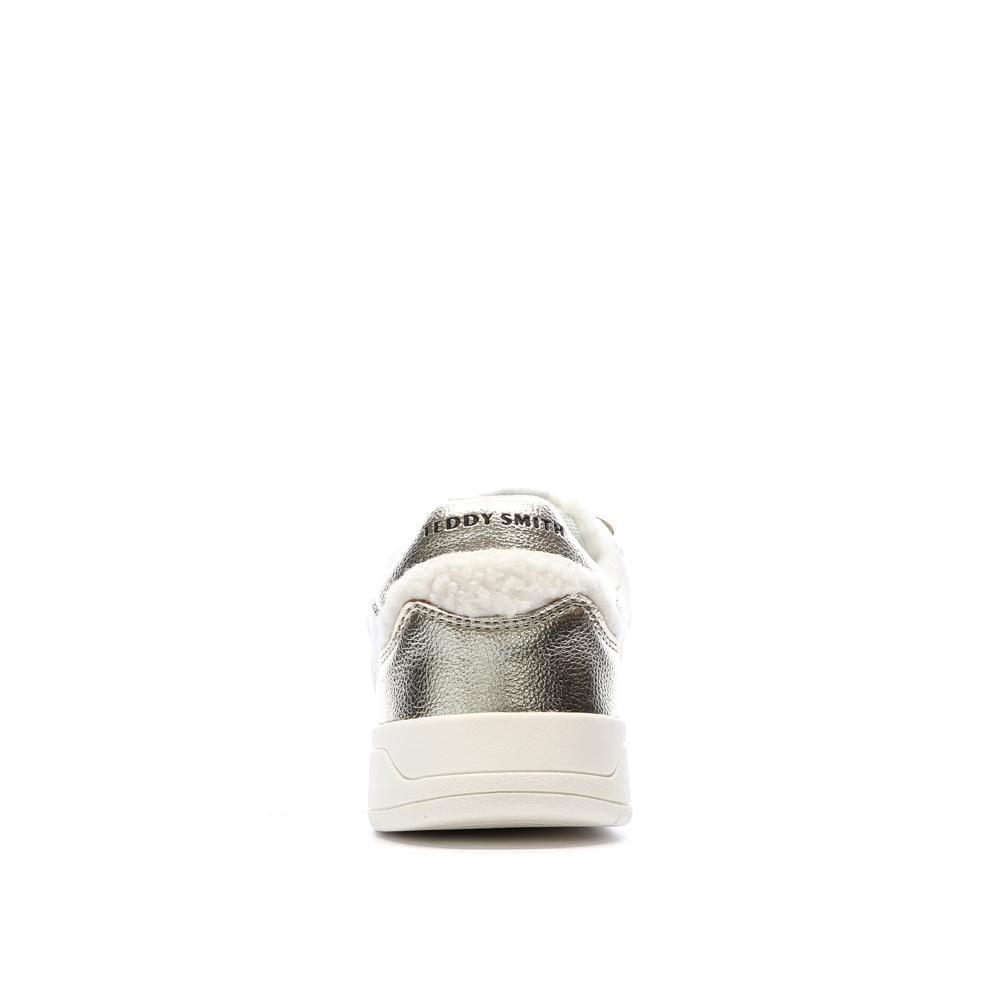 Baskets Ecru/Doré Femme Teddy Smith Sra C vue 3