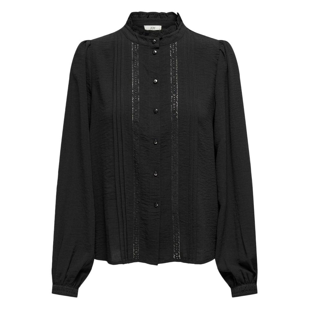 Chemise Noir Femme JDY Lace Shirt vue 3