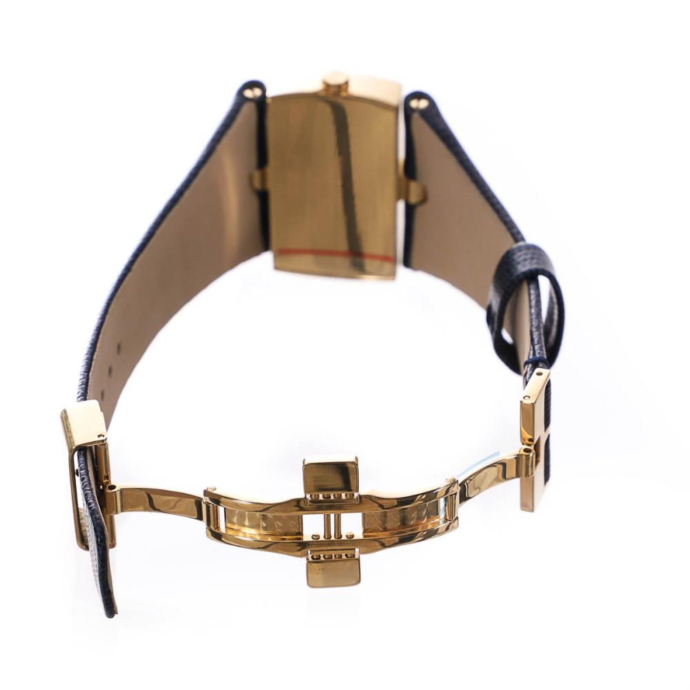 Montre Analogique Acier et Cuir Marine Femme Nina Ricci 120 Diamants vue 4