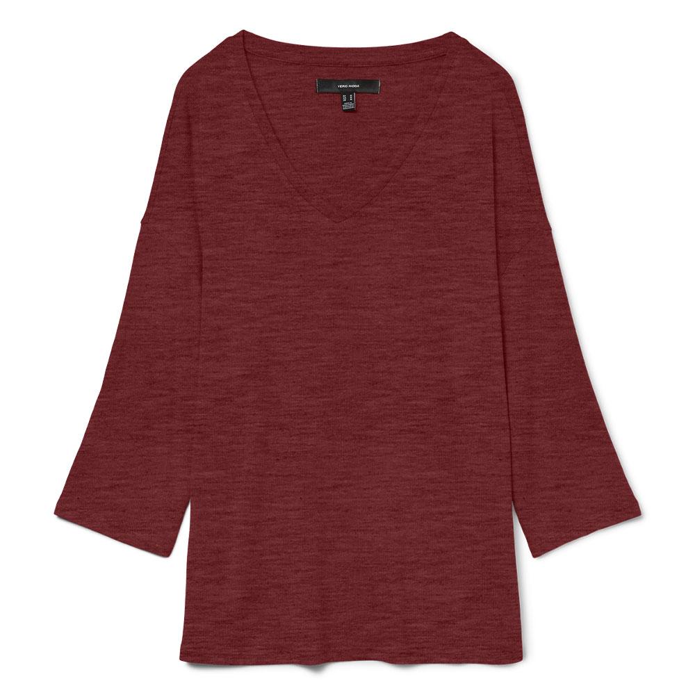 Pull Rouge Femme Vero Moda Briannas pas cher