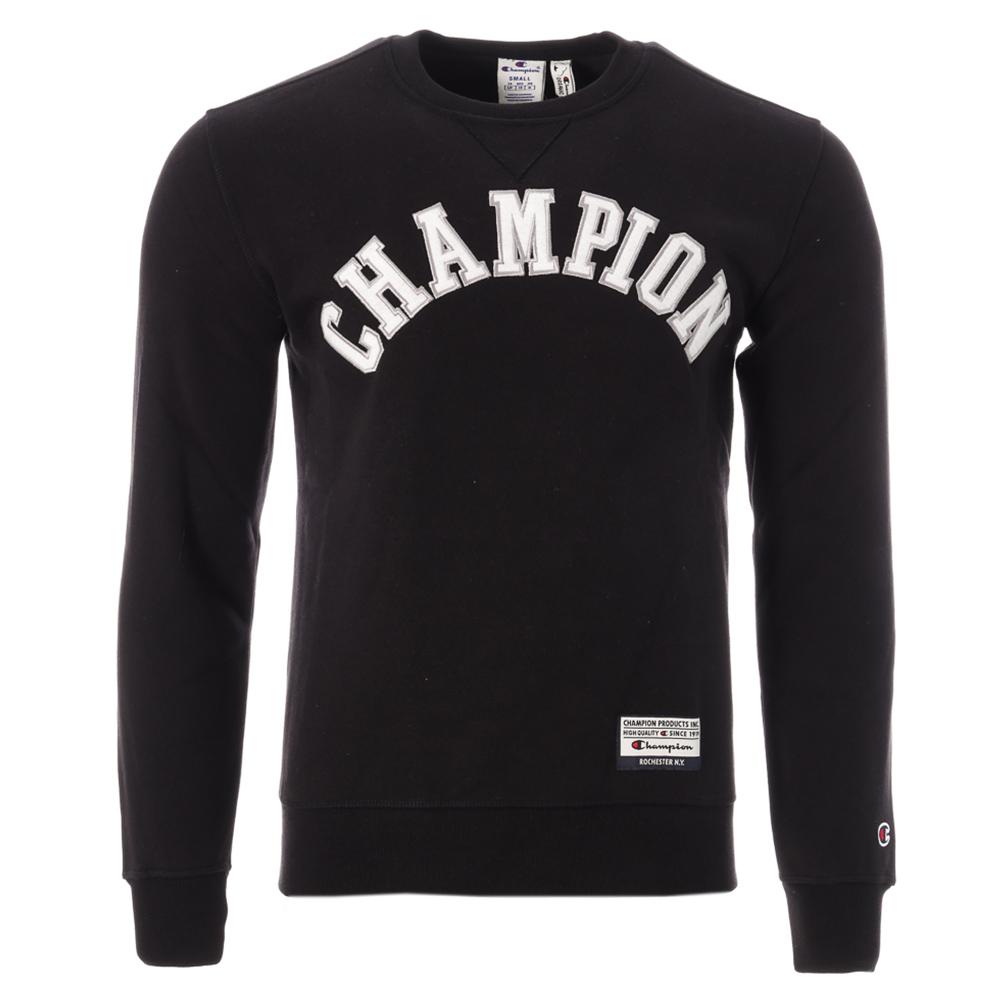 Sweat Noir Homme Champion Felpa pas cher