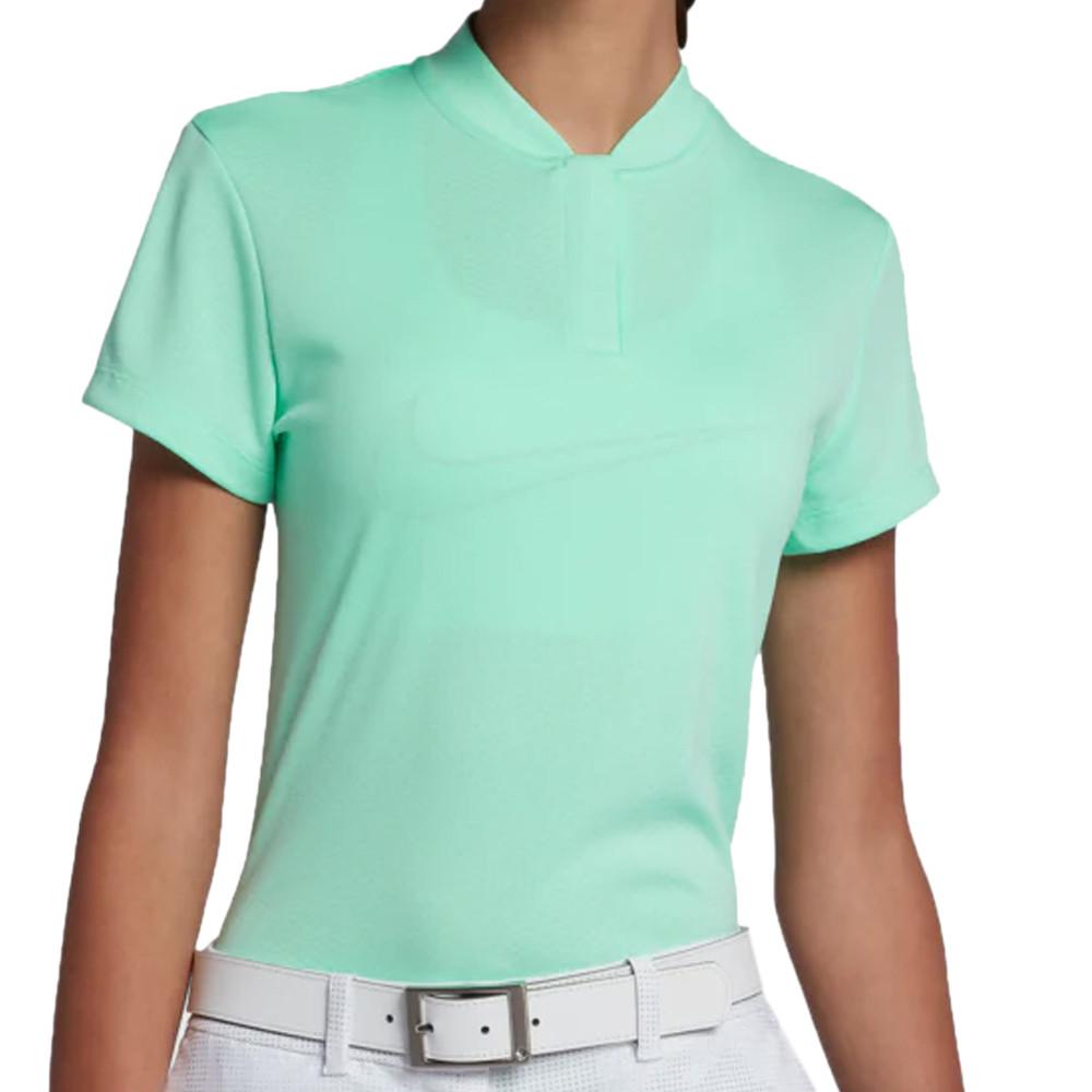 Polo Vert Femme Nike Dry Ss Bld pas cher