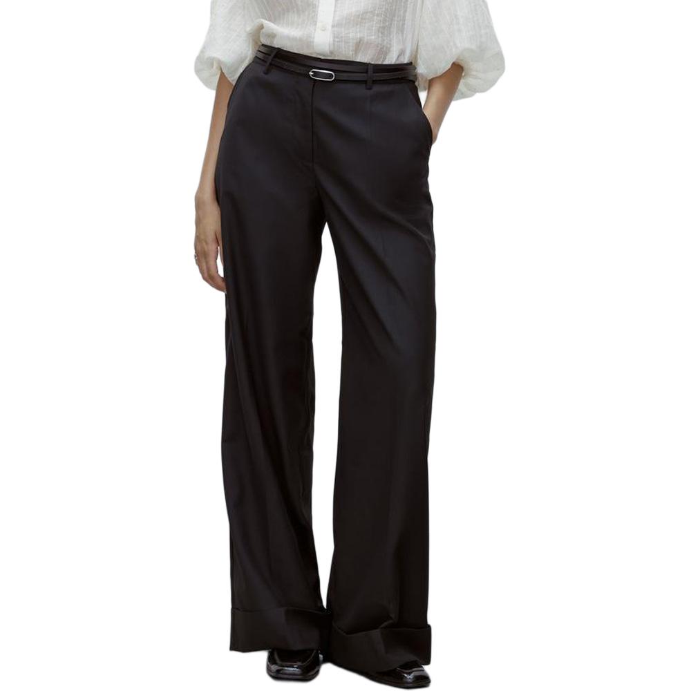 Pantalon fluide Noir Femme Vila Giilja pas cher