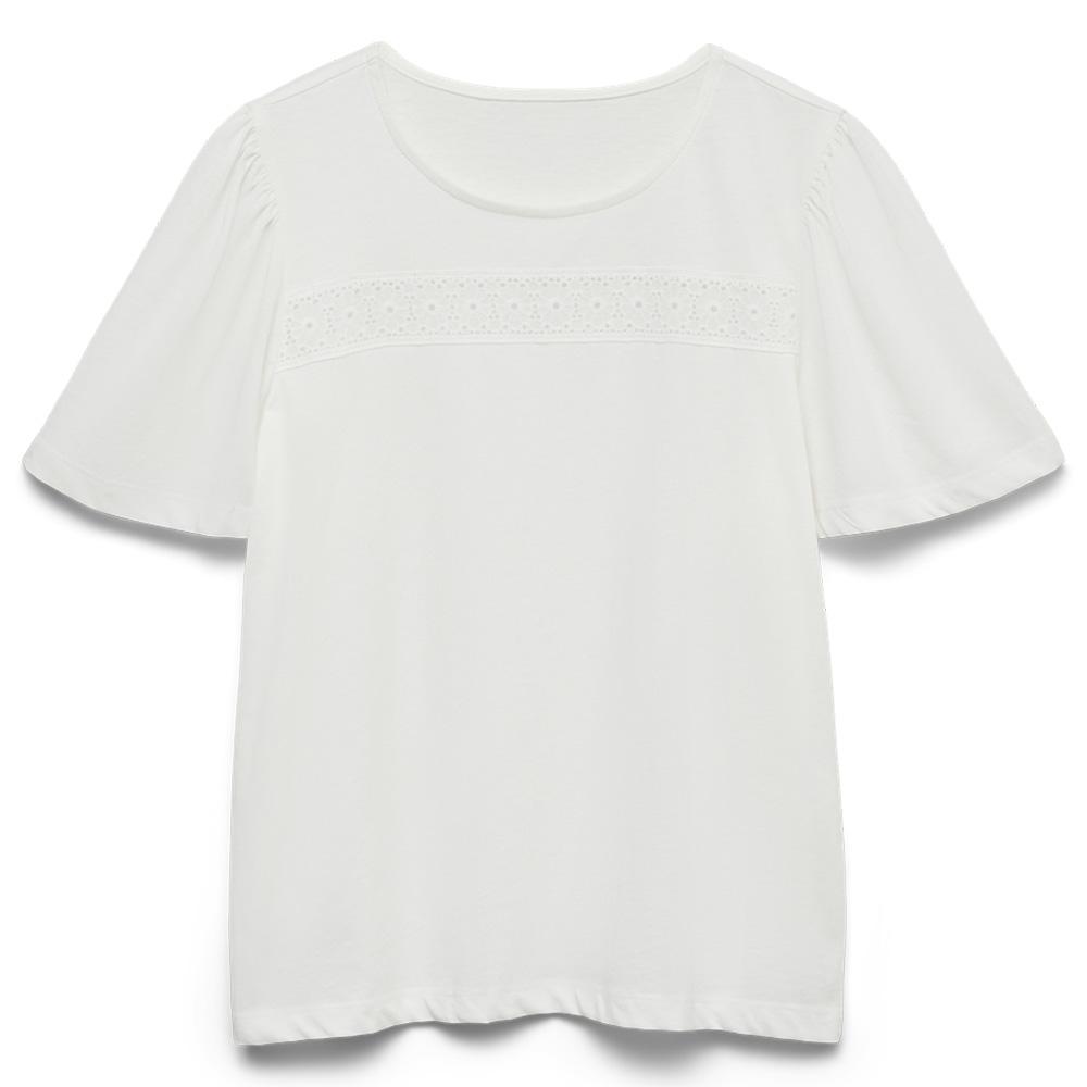 T-Shirt Blanc Femme Vero Moda Fomia pas cher