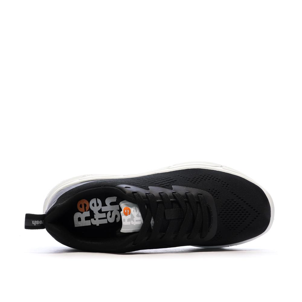 Zapatillas negras/blancas para mujer Refresh 175022 ver 4