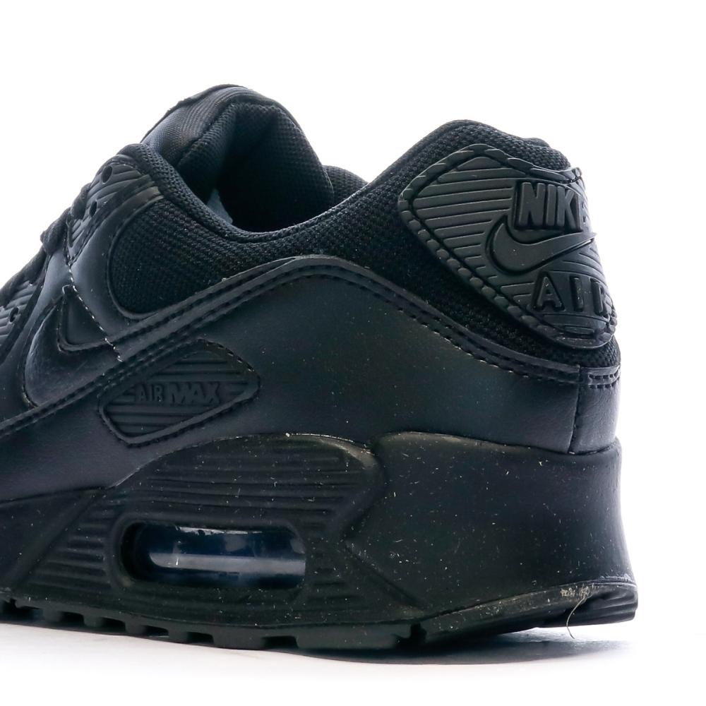 Baskets Noir Mixte Nike Air Max 90 vue 7