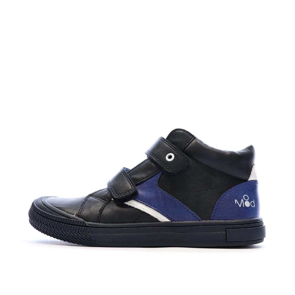 Baskets Noir/Bleu Garçon MOD8 Tifun 916380 pas cher