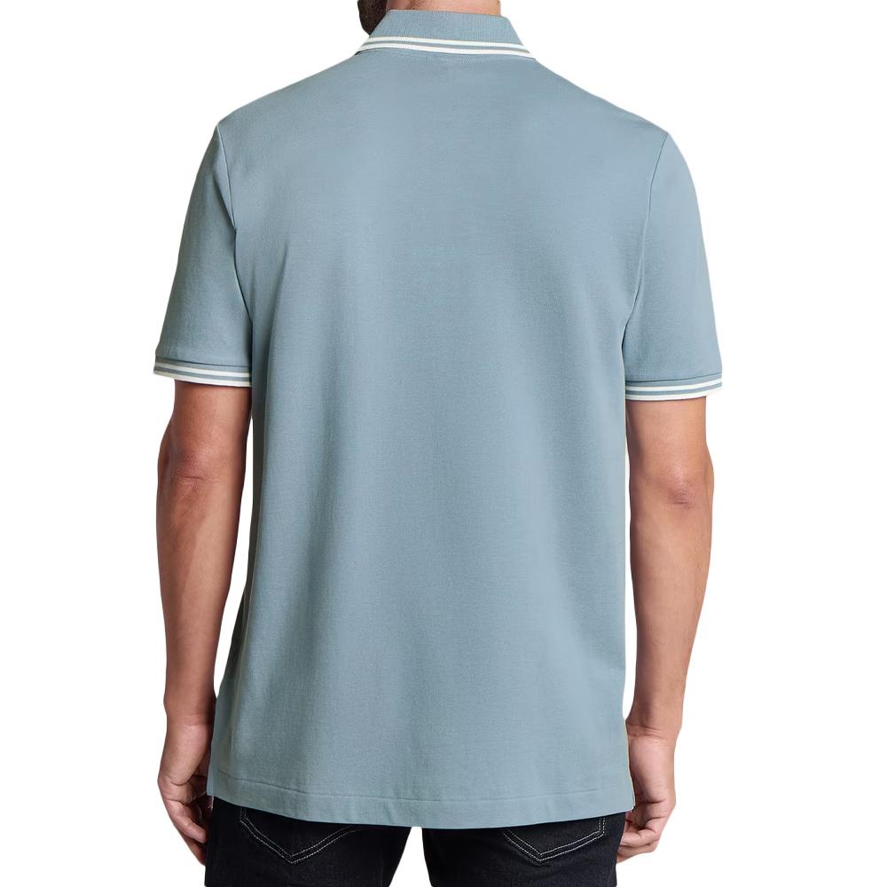Polo Bleu Homme G-Star RAW Striped Collar vue 2