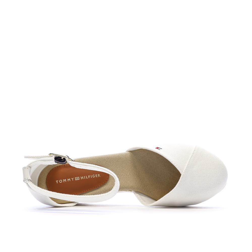 Sandales Blanches Femme Tommy Hilfiger FW0FW08657 vue 4
