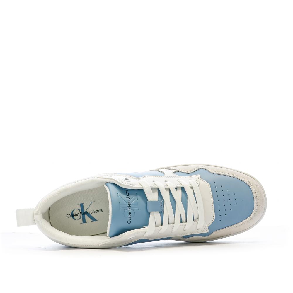 Baskets Bleu/Grise Homme Calvin Klein Jeans Cupsole Low vue 4
