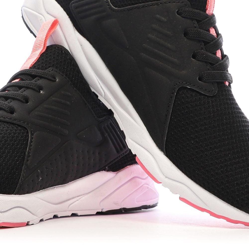 Baskets Noires/Roses Fille Kappa San Puerto vue 3