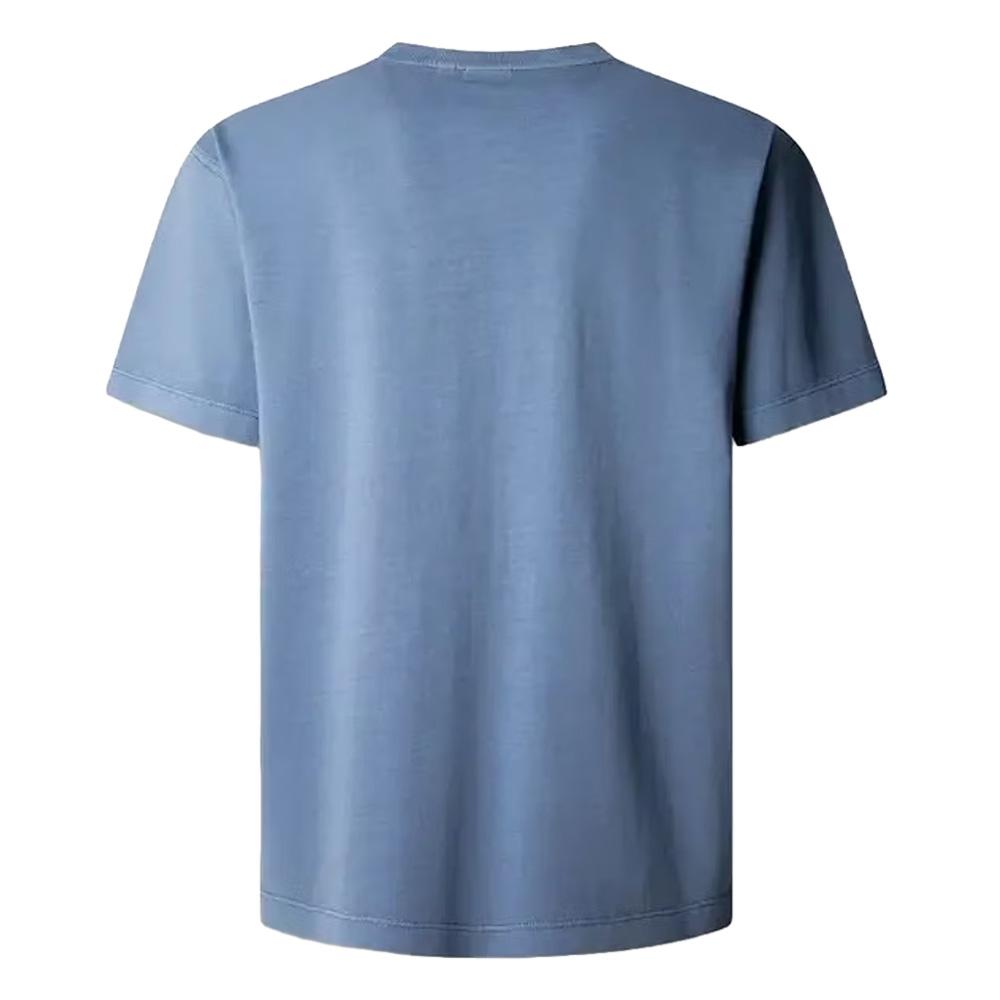 Camiseta azul para hombre de Pepe Jeans, modelo Joaquín ver 2