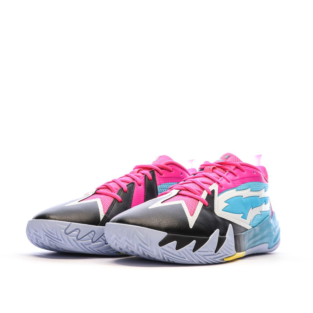 Chaussures de basket Bleu/Rose Homme Puma Scoot Zeros vue 6