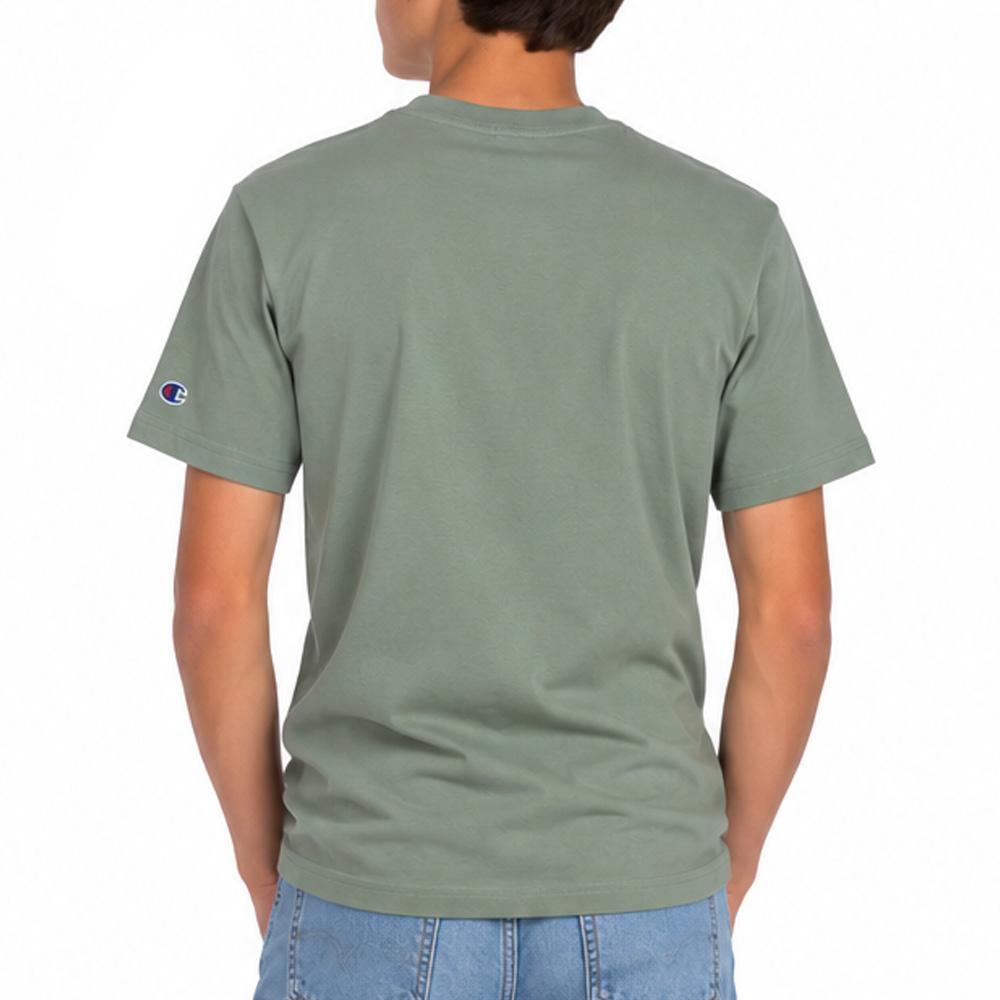 T-Shirt Vert Garçon Champion Signature vue 2