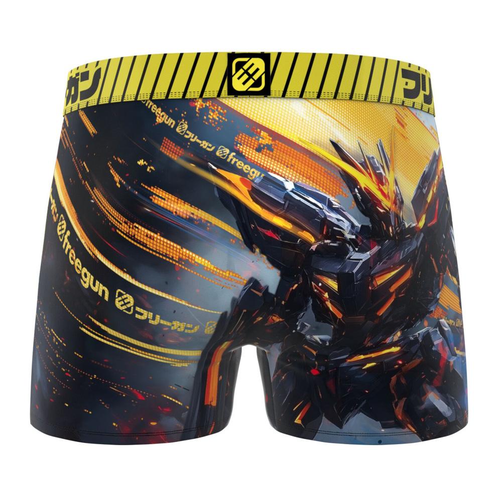 Boxer Noir/Jaune Garçon Freegun Monstre vue 2