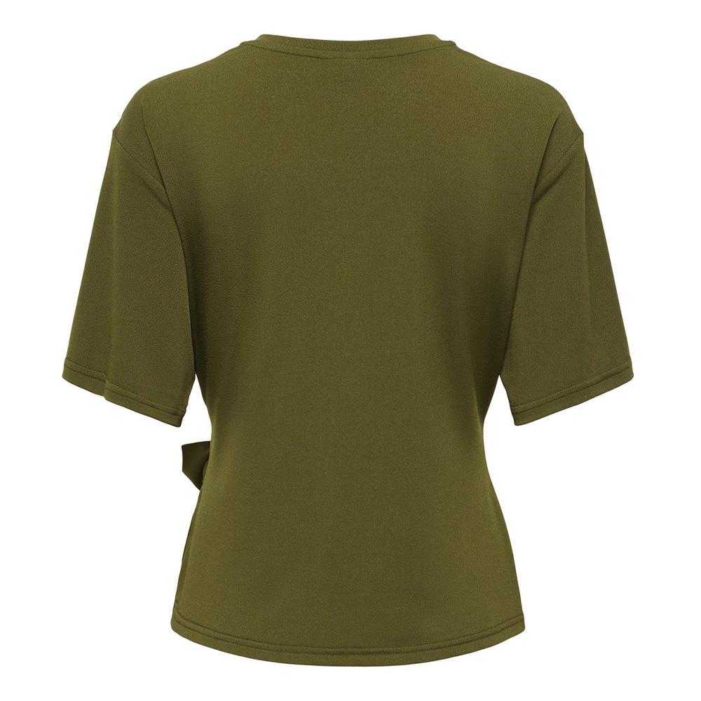 T-Shirt Vert Olive Femme JDY Dea Life vue 2
