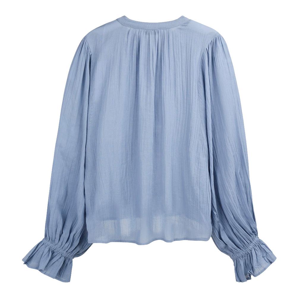 Blouse Fluide Bleu Femme Teddy Smith Swan vue 2