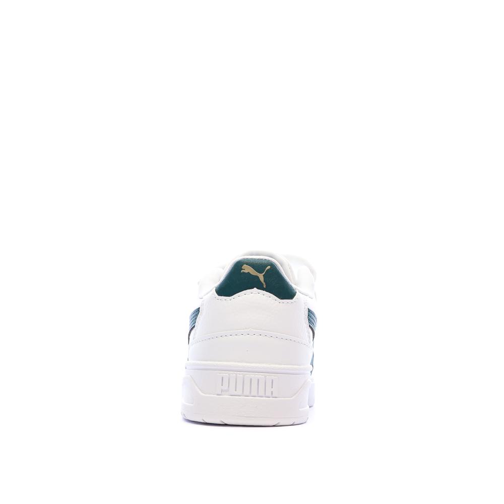 Zapatillas blancas/verdes para niño de Puma 403740 ver 3