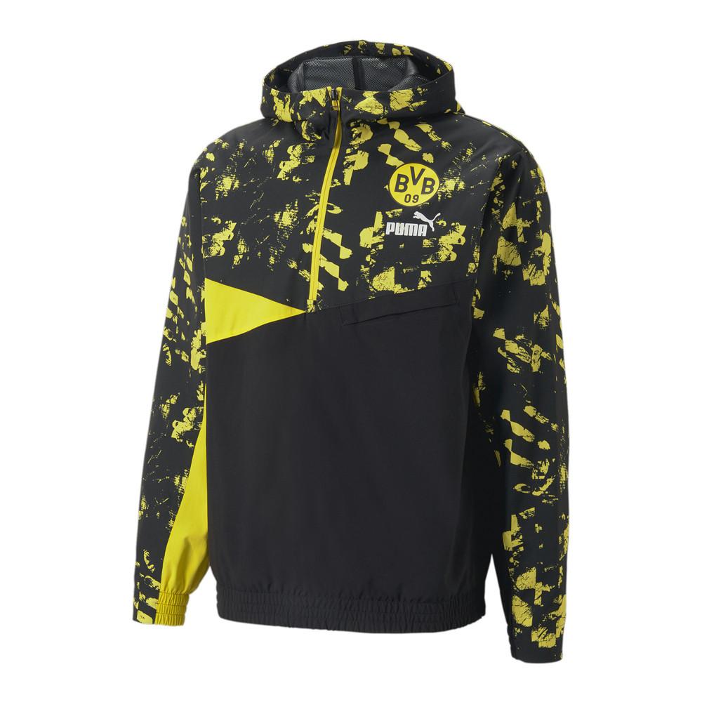 Dortmund Sweat Noir/Jaune Homme foot Puma 2022/23 pas cher