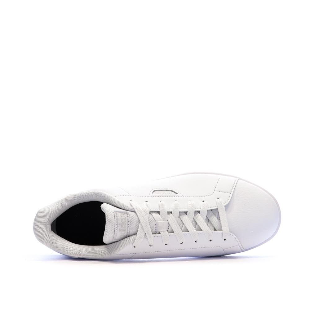 Baskets Blanches Homme Adidas Urban Court vue 4