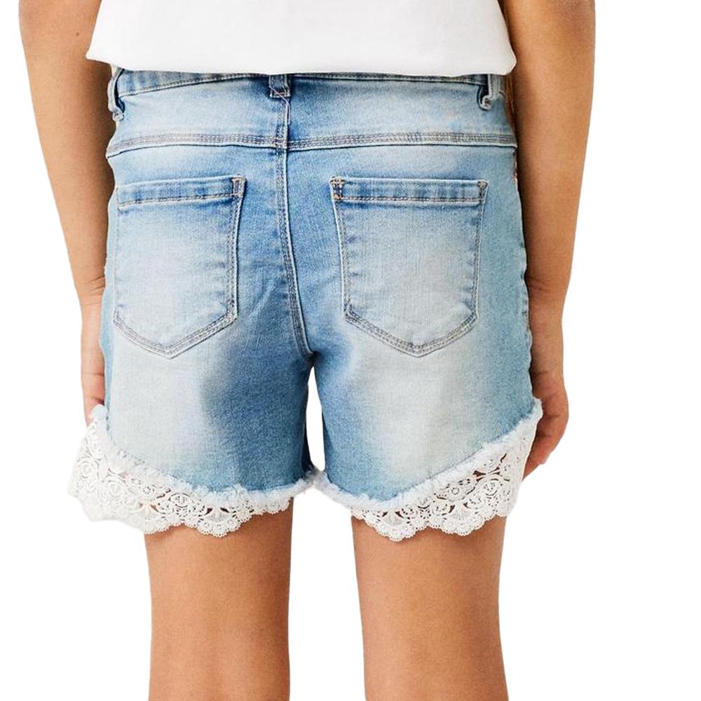 Short Bleu Fille Name it Sallis vue 2