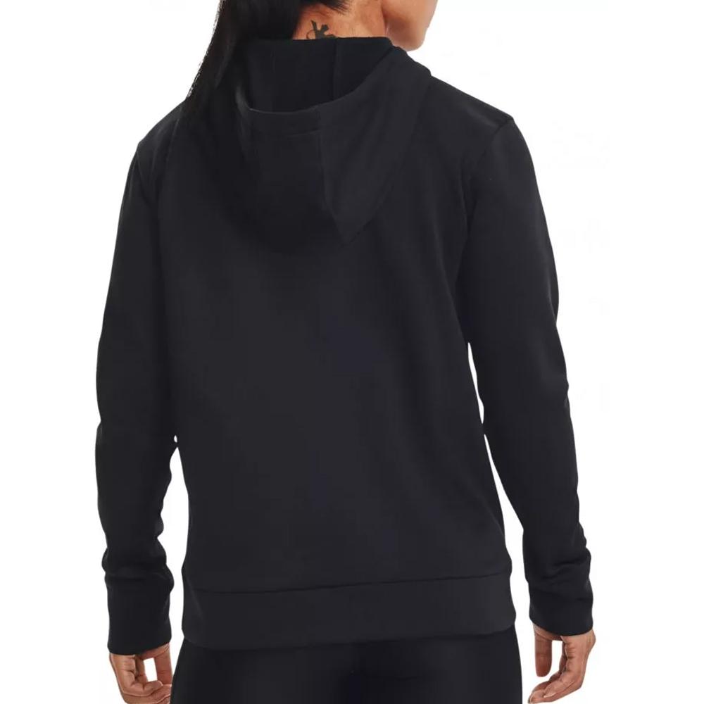 Sweat Noir Femme Under Armour Fleece vue 2